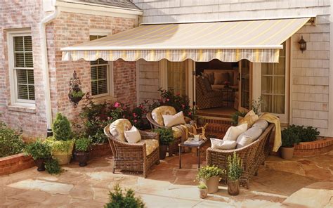 sunbrella patio awnings